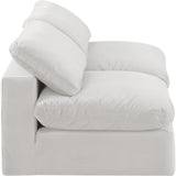 Comfy Cream Velvet Modular Sofa 189Cream-S78 Meridian Furniture