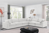 Comfy Cream Velvet Modular Sectional 189Cream-Sec6A Meridian Furniture