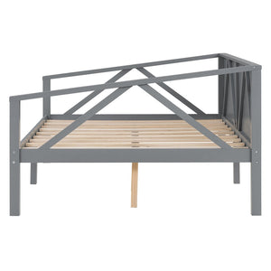 English Elm Twin Daybed Frame Solid Pine Sofa Bed for Guest Room Studio or Teen Bedroom N708P266726E