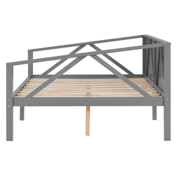 English Elm Twin Daybed Frame Solid Pine Sofa Bed for Guest Room Studio or Teen Bedroom N708P266726E