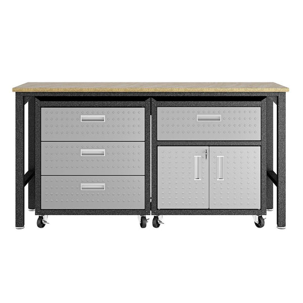 Manhattan Comfort Fortress Modern Garage Set Grey 18GMC