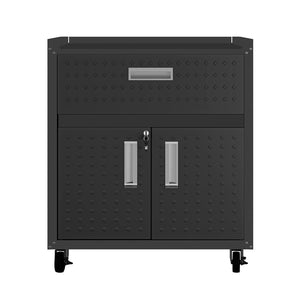 Manhattan Comfort Fortress Modern Garage Set Charcoal Grey 18GMC-CH