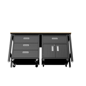 Manhattan Comfort Fortress Modern Garage Set Charcoal Grey 18GMC-CH