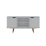 Manhattan Comfort Hampton Mid-Century Modern TV Stand White 18PMC1