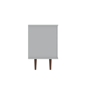 Manhattan Comfort Hampton Mid-Century Modern TV Stand White 18PMC1