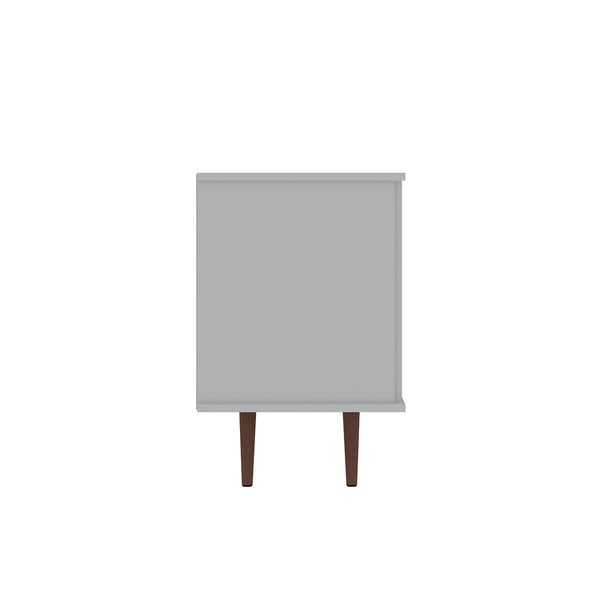 Manhattan Comfort Hampton Mid-Century Modern TV Stand White 18PMC1