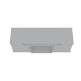 Manhattan Comfort Hampton Mid-Century Modern TV Stand White 18PMC1