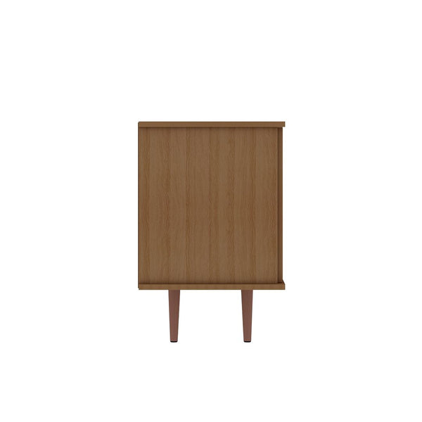 Manhattan Comfort Hampton Mid-Century Modern TV Stand Maple Cream 18PMC5