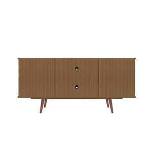 Manhattan Comfort Hampton Mid-Century Modern TV Stand Maple Cream 18PMC5