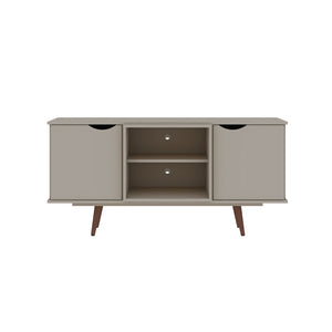 Manhattan Comfort Hampton Mid-Century Modern TV Stand Off White 18PMC6