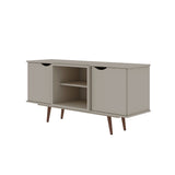 Manhattan Comfort Hampton Mid-Century Modern TV Stand Off White 18PMC6