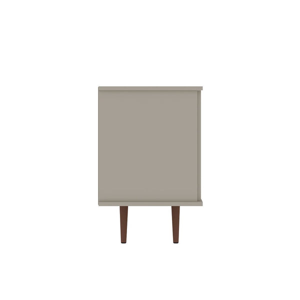 Manhattan Comfort Hampton Mid-Century Modern TV Stand Off White 18PMC6