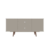 Manhattan Comfort Hampton Mid-Century Modern TV Stand Off White 18PMC6