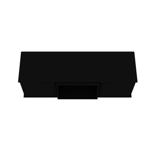 Manhattan Comfort Hampton Mid-Century Modern TV Stand Black 18PMC70