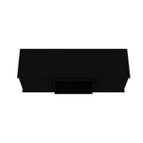 Manhattan Comfort Hampton Mid-Century Modern TV Stand Black 18PMC70