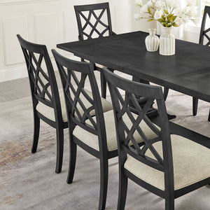 English Elm Wooden Frame Upholstered Dining Chairs Set Of 2 - Retro Mid-Century Style For Kitchen & Living Room W2582P205386-GIGA