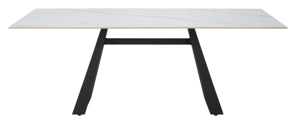 Inky Dining Table White 110355 Zuo Modern