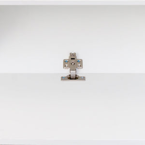 English Elm Modern Wall-Mounted TV Stand with Drop-Down Cabinets, Floating Media Console with Ample Storage and Durable Melamine Finish for Living Room Bedrooms W331P251043