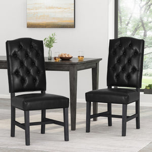 Christopher Knight Home® - Noble House - Hyvonen Contemporary Upholstered Tufted Dining Chairs (Set Of 2)