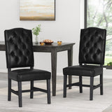 Christopher Knight Home® Set of 2 Hyvonen Tufted Dining Chairs: Stylish Comfort