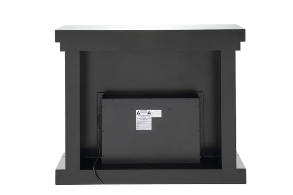 English Elm Nysa Glam Electric Fireplace with Mirrored Surround and Faux Crystal Led Accent B2726P446685