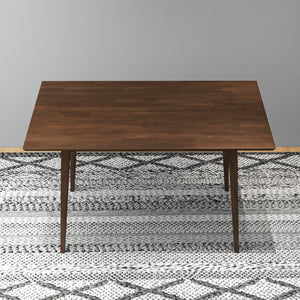 English Elm Ashcroft Furniture - Carlos Solid Wood Dining Table – Mid-Century Modern Design For 4-6 People With Timeless Elegance B183P201594