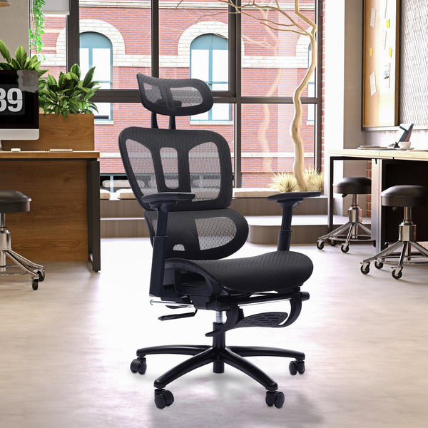 English Elm Adjustable Gamer 115 Faux Leather Office Chair with 360° Swivel, Tilt & Gas Lift for Ergonomic Comfort Black 26 L x 25 W x 15 H B011P213340