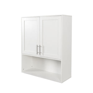 English Elm Bathroom Mirror Cabinet with Dual Tissue Slots, Adjustable Shelves, Durable Melamine Finish, 41" L W331P279735
