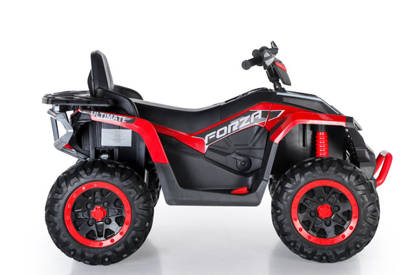 English Elm Kids Electric Atv 24v 4wd Two Passenger Ride on with Eva Tires and Suspension Red W1620S00001