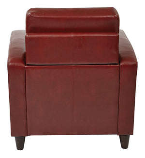 OSP Home Furnishings Venus Club Chair Crimson