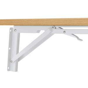English Elm Laundry Wall Mounted Folding Table – Space-Saving Design, Perfect For Home Office, Kitchen & More! W3226P278937