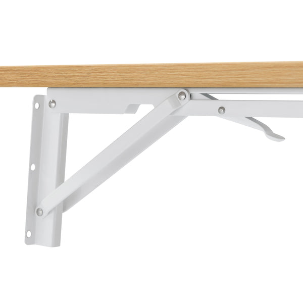English Elm Laundry Wall Mounted Folding Table – Space-Saving Design, Perfect For Home Office, Kitchen & More! W3226P278937