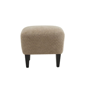 English Elm Christopher Knight Home® - Gerald Boucle Upholstered Club Chair with Tapered Birch Legs, Tonal Piping and Cozy Texture Brown 33 L x 32.75 W x 30 H N776P243523D