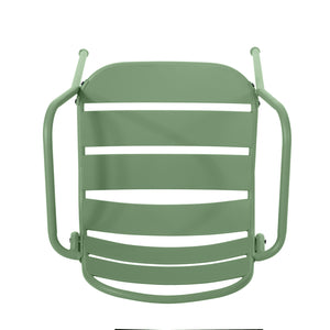 English Elm Christopher Knight Home® - TERRA Contemporary Bistro Set with Matte Powder-Coated Iron Frame, Curved Modern Design for Patio Dark Green N773P278393G