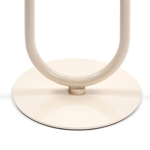 English Elm Lantern-Shaped Metal End Table For Small Spaces - Stylish Accent Pedestal Table For Living Rooms W2664P232829