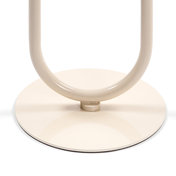 English Elm Lantern-Shaped Metal End Table For Small Spaces - Stylish Accent Pedestal Table For Living Rooms W2664P232829