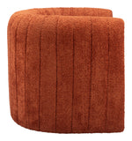 Viana Accent Chair Burnt Orange 110029 Zuo Modern