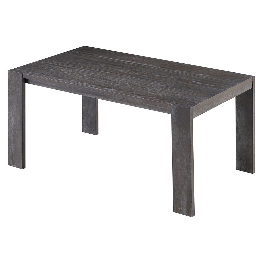 English Elm TREXM 3-Piece Farmhouse Dining Set with Slide-In Benches, Oak Veneer MDF Top, Sturdy Rubberwood Legs ST000134AAP