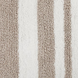 Madison Park Spa Cotton Casual Reversible Bath Rug MP72-1542 Taupe