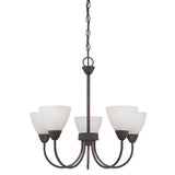 Thomas Tia 22.5'' Wide 5-Light Chandelier