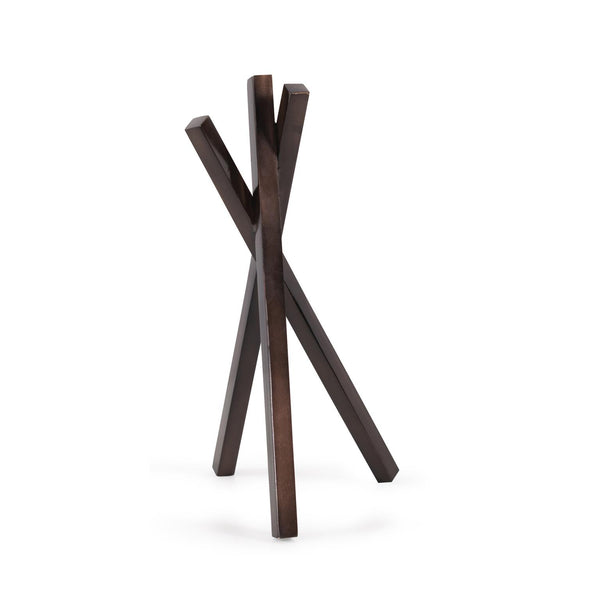 Howard Elliott Modernist Faux Log Sculpture In Aged Bronze - Embrace Rustic Charm And Cozy Warmth For Your Home Decor Brown Aluminum 190019-howard-elliott