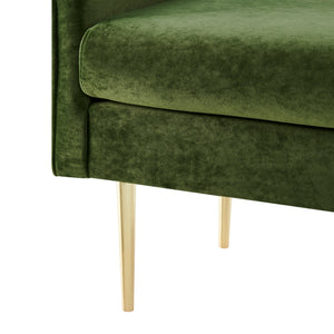 New Pacific Direct Marsha Velvet Bench Dainty Green 53 x 19.5 x 23.5
