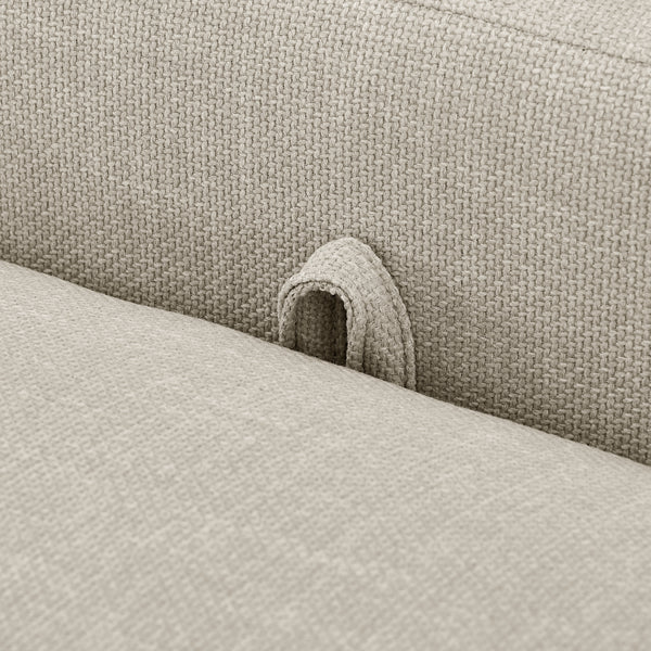 New Pacific Direct Wendy Fabric Storage Bench Meridian Cream 60.5 x 22.5 x 21