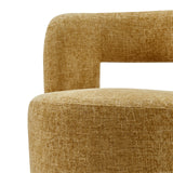 Jazzlyn Fabric Swivel Accent Chair Grenada Mustard, Yellow 1900206-633 New Pacific Direct