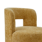 Jazzlyn Fabric Swivel Accent Chair Grenada Mustard, Yellow 1900206-633 New Pacific Direct