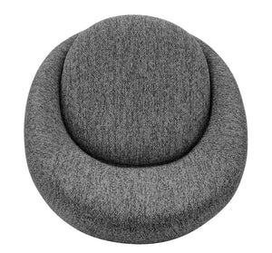 Adelmo Fabric Swivel Accent Chair Prussian Charcoal, Black 1900209-640 New Pacific Direct