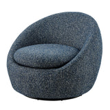 Adelmo Fabric Swivel Accent Chair