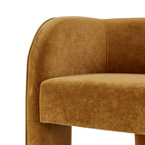 Matteo Velvet Accent Arm Chair Dainty Caramel, Brown 1900211-619 New Pacific Direct