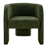 Matteo Velvet Accent Arm Chair Dainty Green, Green 1900211-620 New Pacific Direct