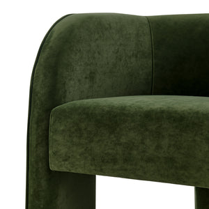 Matteo Velvet Accent Arm Chair Dainty Green, Green 1900211-620 New Pacific Direct